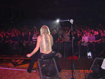 Bernie on stage