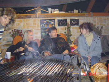 Cook Bernie Alexandr and interpreter
