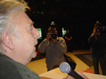 Lee answering questions