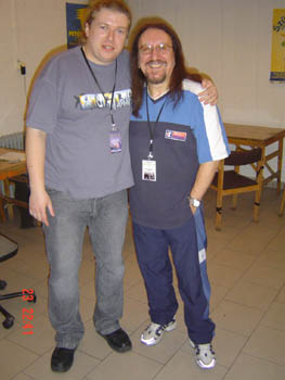 Mick with Egor Hungarian Promoter