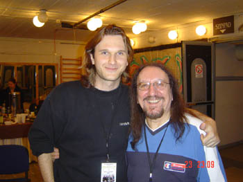 Mick with Patrik overall promoter for all 3 shows