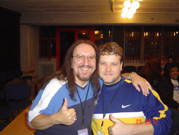 Mick with Raymond