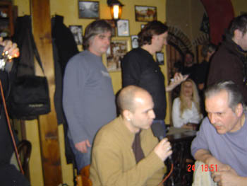 Phil being interviewed
