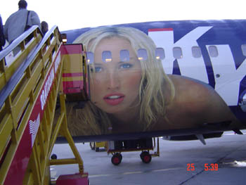 Sky Europe - The Air Hostess's were not as nice as this