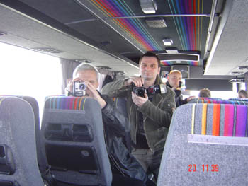 The Press on the Bus