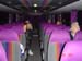 A very quiet bus on the way home at 5 am to London