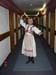 Radka in Traditional Czech dress giving us a twirl