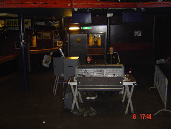 Charlie & the Lighting chappy at their stations