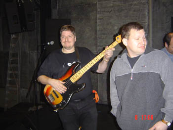 Chuffed Dave and Sleepy Achim