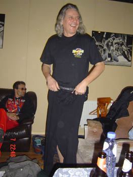 Nearly time to go on Phil PUT THOSE TROUSERS ON