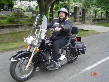 Harald on a Harley 071