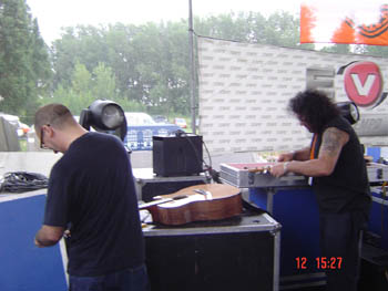 Steve and Christos hard at work 037