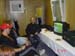 Watching the European cup football in the dressing room  061