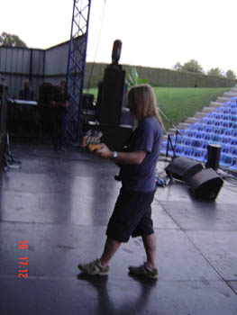 Trevor at Soundcheck