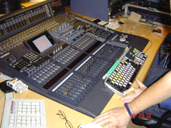 The mixing console