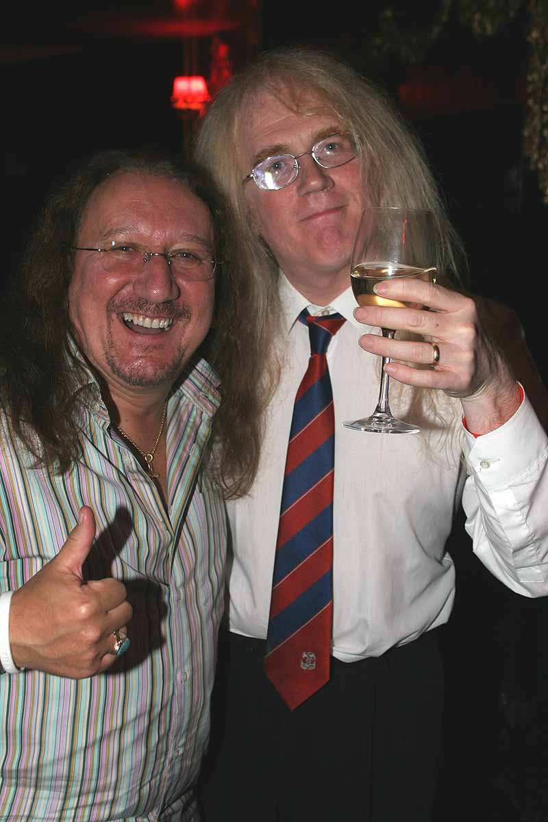 Dave Ling with Mick Box